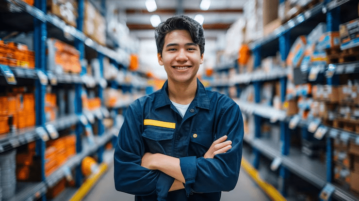 A person in a warehouse with arms crossed
AI-generated content may be incorrect.