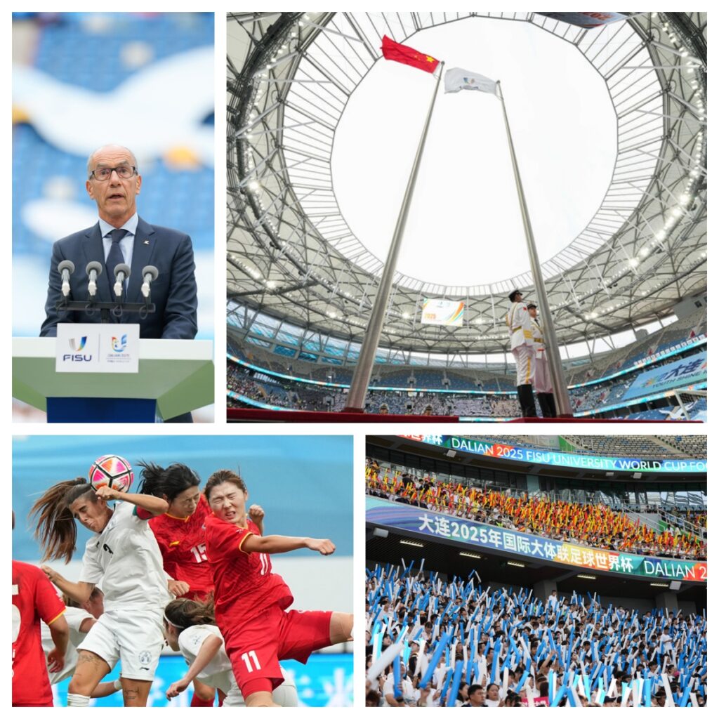0201079 Football การแข่งขันฟุตบอลมหาวิทยาลัยโลก FISU 2025 เปิดฉาก ณ เมืองต้าเหลียน ประเทศจีน