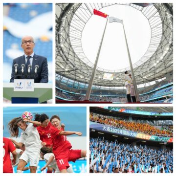 0201079 Football การแข่งขันฟุตบอลมหาวิทยาลัยโลก FISU 2025 เปิดฉาก ณ เมืองต้าเหลียน ประเทศจีน