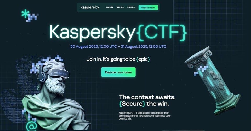 CTF2 แคสเปอร์สกี้เผย เพื่อรับมือภัยคุกคาม การแข่งขันฝึกทักษะ CTF จึงไม่ใช่แค่เกม