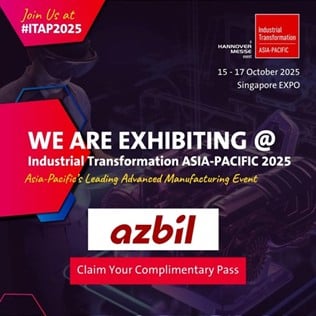 6496 Azbil นำเสนอโซลูชั่นขับเคลื่อนด้วยข้อมูลในงาน Industrial Transformation ASIA-PACIFIC (ITAP) 2025