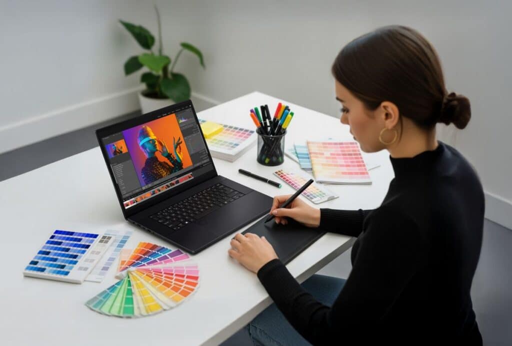 MAY PR 2025 10 07 164505 2 ASUS เปิดตัว ProArt P16 โน้ตบุ๊ก AI สำหรับครีเอเตอร์ระดับเรือธง ชูหน้าจอ ASUS Lumina Pro OLED รุ่นใหม่ ควบคู่กับการ์ดจอ NVIDIA GeForce RTX 50 Series