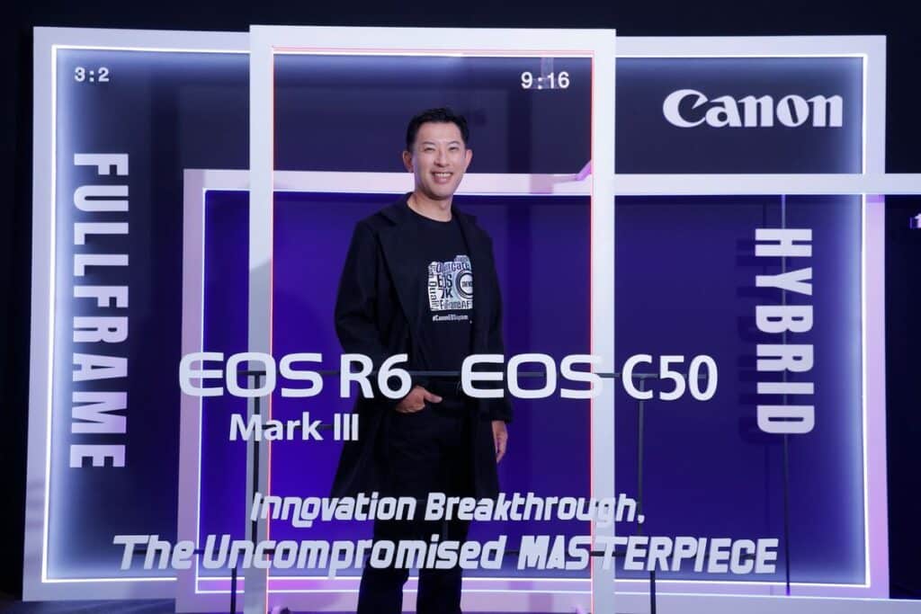 MAY PR 2025 11 14 133648 แคนนอน เดินเกมรุกตลาดกล้องไฮบริดและกล้องภาพยนตร์เต็มสูบ เปิดตัวผลิตภัณฑ์ใหม่เสริมทัพ EOS R system “EOS R6 Mark III” และ Cinema EOS system “EOS C50” ยกระดับเวิร์กโฟลว์สายครีเอเตอร์ ด้วยศักยภาพเหนือชั้น