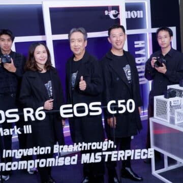 MAY PR 2025 11 14 135659 แคนนอน เดินเกมรุกตลาดกล้องไฮบริดและกล้องภาพยนตร์เต็มสูบ เปิดตัวผลิตภัณฑ์ใหม่เสริมทัพ EOS R system “EOS R6 Mark III” และ Cinema EOS system “EOS C50” ยกระดับเวิร์กโฟลว์สายครีเอเตอร์ ด้วยศักยภาพเหนือชั้น