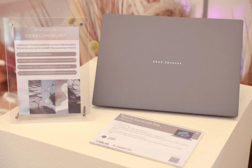 MAY PR 2026 02 09 123945 ASUS จับมือ AMD เปิดตัวโน้ตบุ๊ก AI PC ล่าสุดจาก CES 2026 พร้อมวางจำหน่ายในไทย ชูโปรเซสเซอร์ AMD Ryzen AI 400 Series ครบไลน์อัป Zenbook, Vivobook และ ProArt พร้อมเปิดโซนกิจกรรมให้ลูกค้าสัมผัสประสบการณ์ ‘Design You Can Feel’