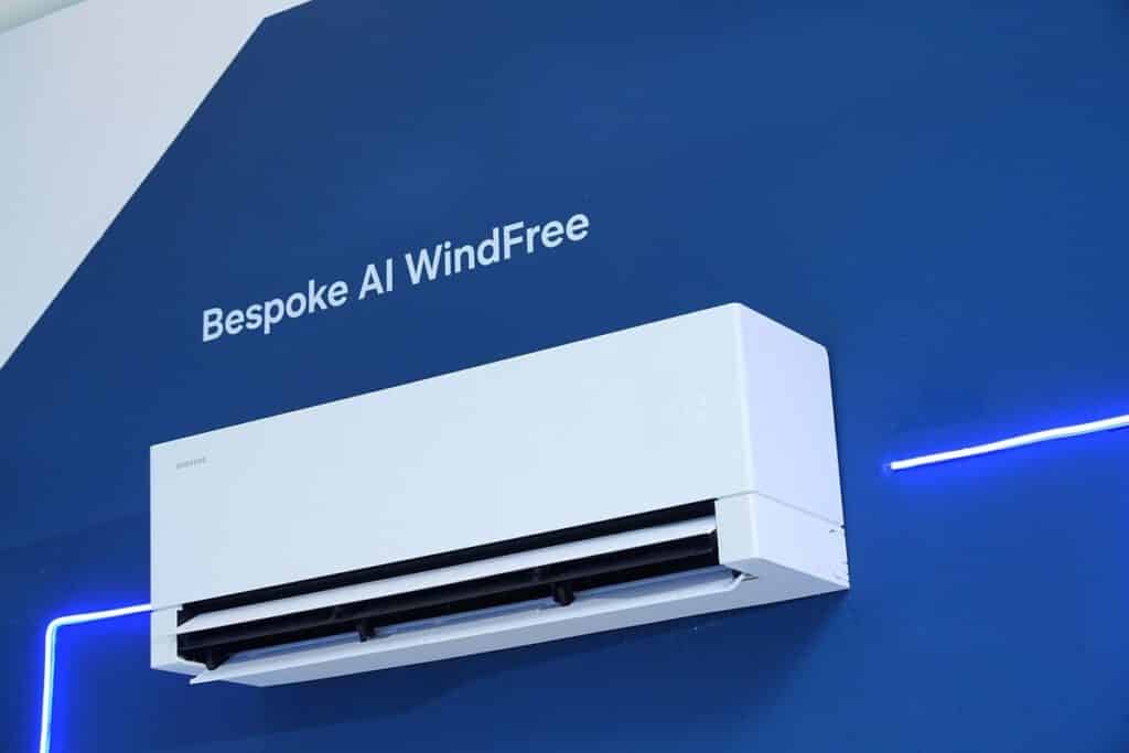 MAY PR 2026 02 10 125744 ซัมซุง พลิกโฉม เครื่องปรับอากาศ Bespoke AI WindFree Pro ด้วยออกแบบ Grid Design กลมกลืนทุกการตกแต่งภายใน และ Free Joint Multi (FJM) ที่ออกแบบให้ประหยัดพื้นที่สูงสุด พร้อมเสริม Next Day Service บริการหลังการขายภายใน 1 วัน