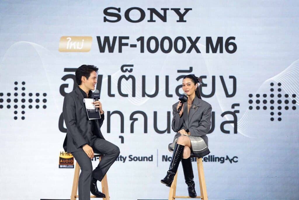 MAY PR 2026 02 25 142517 โซนี่ไทยเปิดตัวหูฟังตัดเสียงรบกวนไร้สายแบบ Truly Wireless รุ่นใหม่ WF-1000XM6 “อินเต็มเสียง ตัดทุกนอยส์” ยกระดับประสบการณ์การฟังให้เป็นอย่างที่คนทำเพลงตั้งใจ ด้วยการจูนเสียงจากทีมงานทำเพลงระดับโลก