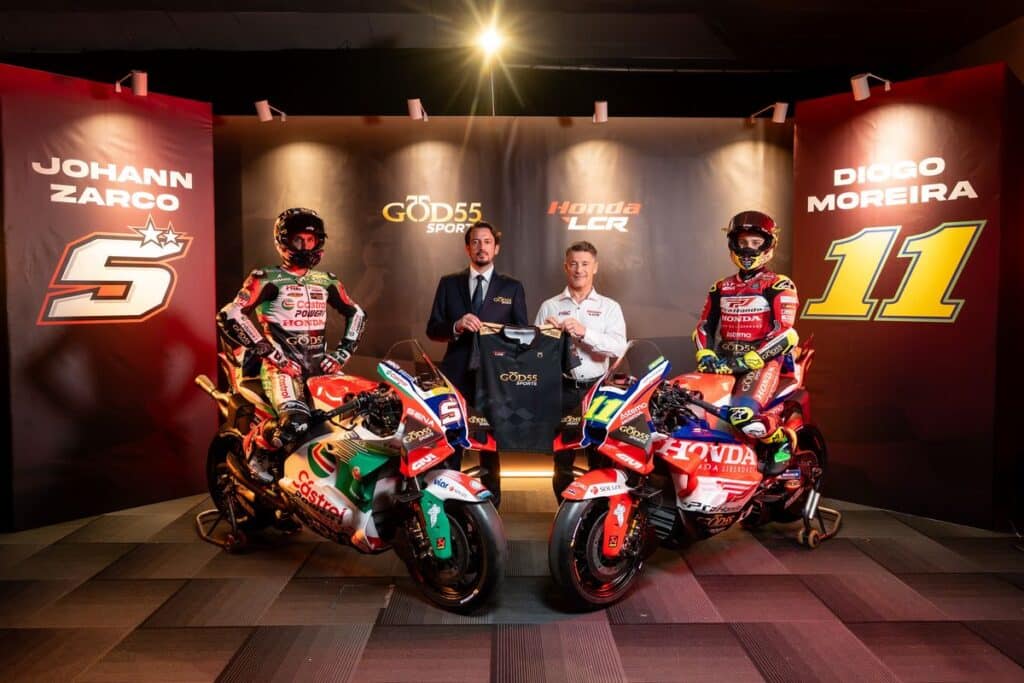 MAY PR 2026 03 02 181310 GOD55 Sports Honored to Partner With Honda LCR Team in MotoGP