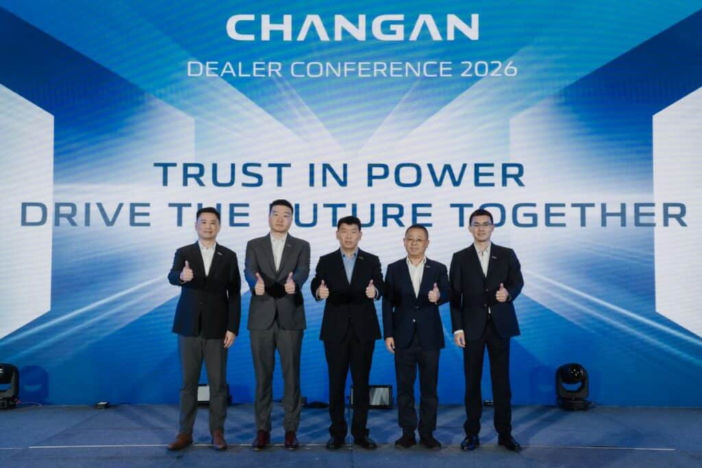 MAY PR 2026 03 05 174936 CHANGAN ฉลองความสำเร็จในงาน CHANGAN Dealer Conference 2026 พร้อมเปิดตัวแบรนด์ใหม่ ‘CHANGAN NEVO’ และประกาศแผนธุรกิจประจำปี 2026 ผนึกกำลังดีลเลอร์ก้าวสู่ Top 3 แบรนด์รถยนต์จีนชั้นนำในไทย