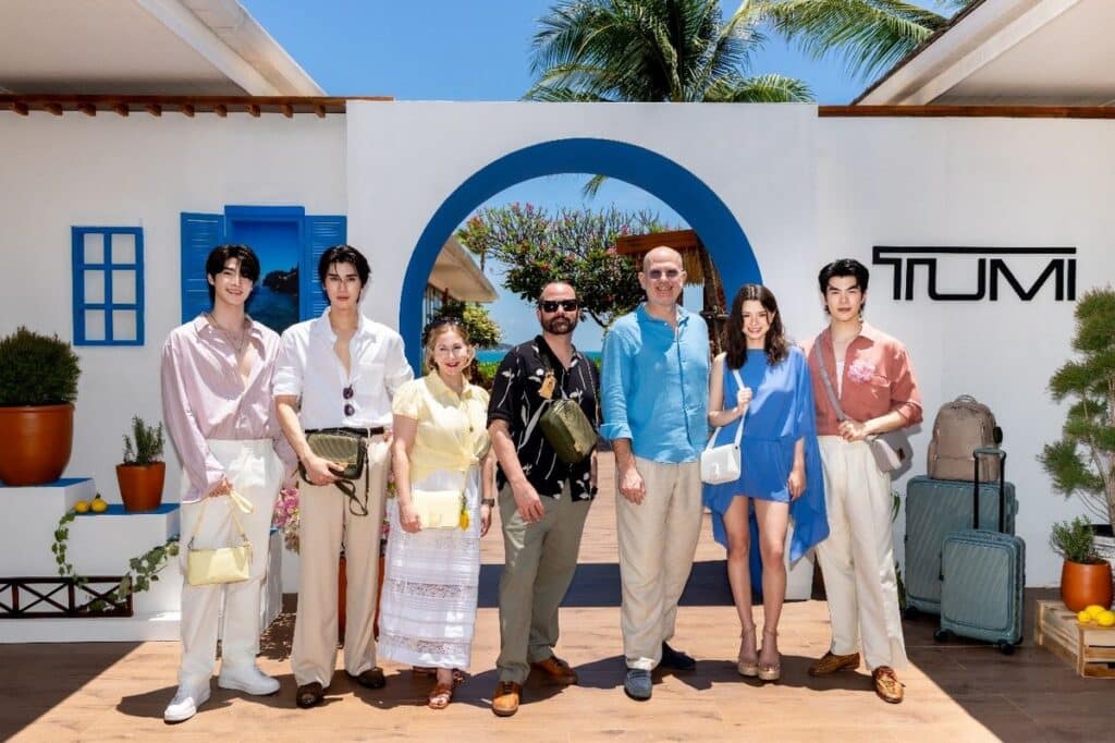 MAY PR 2026 04 02 170844 TUMI Celebrates Spring 2026 Collection With A Star-Studded Mediterranean-Inspired Journey