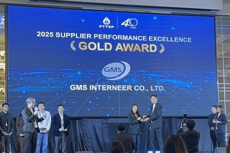 image GMS Interneer คว้ารางวัลใหญ่จาก ปตท.สผ. ตอกย้ำผู้นำโซลูชันอุปกรณ์ Oil & Gas ระดับสากล