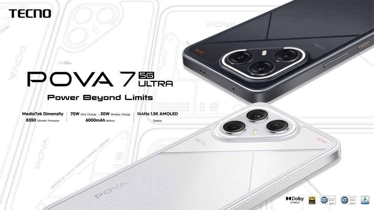 MAY PR 2026 05 05 194600 สิ้นสุดการรอคอย! TECNO POVA 7 Ultra 5G สุดยอดเกมมิ่งโฟนระดับโปร ดีไซน์ล้ำ จัดเต็มกล้อง และAI พร้อมวางจำหน่ายแล้ววันนี้!