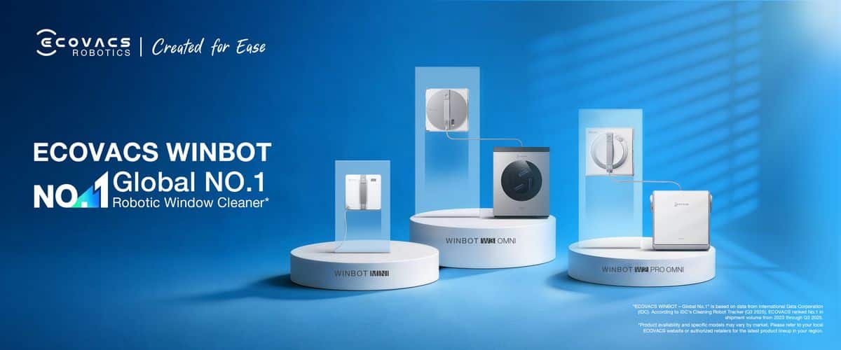 MAY PR 2026 05 21 173448 The World’s #1 Bestselling Robotic Window Cleaner: ECOVACS WINBOT Restores Crystal-Clear Views with Ease