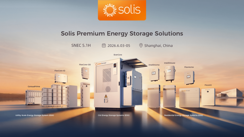image 20 Solis เปิดเกม “Energy Intelligence” โชว์โซลูชัน Storage ครบทุกระดับในงาน SNEC 2026