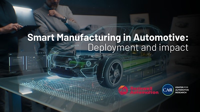 Rockwell Automation and the Center for Automotive Research release new white paper on the next phase of smart manufacturing in automotive Rockwell Automation and the Center for Automotive Research release new white paper on the next phase of smart manufacturing in automotive