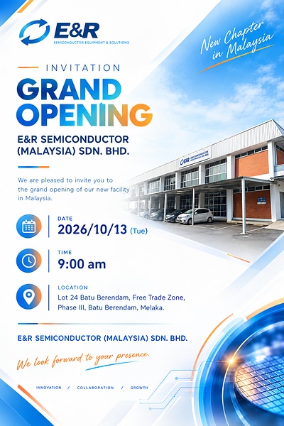 E&R Engineering Opens New Malaysia Plant to Strengthen Semiconductor Packaging Support E&R Engineering Opens New Malaysia Plant to Strengthen Semiconductor Packaging Support